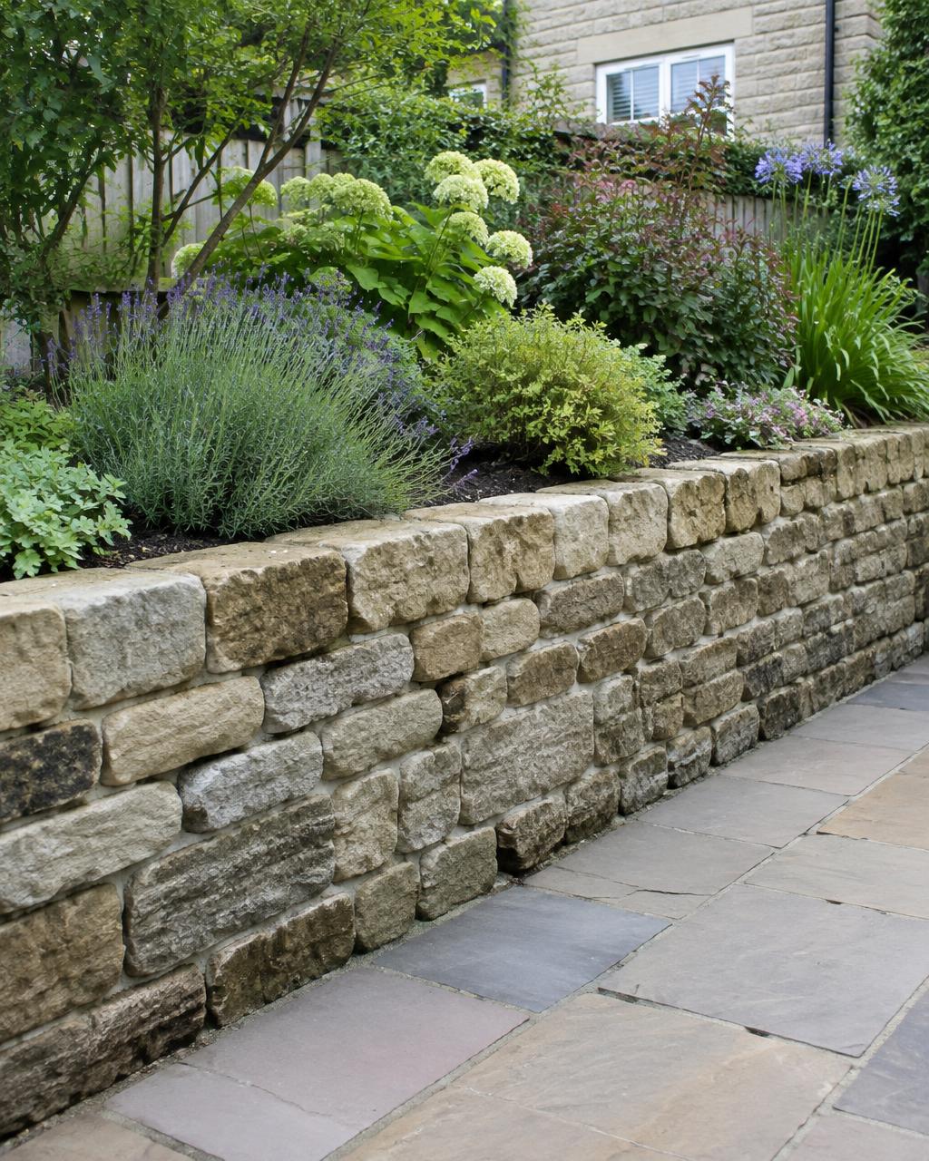 Walling by DDS Landscapes, Leeds